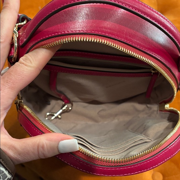 Brahmin Fuchsia Topsail Round Crossbody Bag - Picture 11 of 16